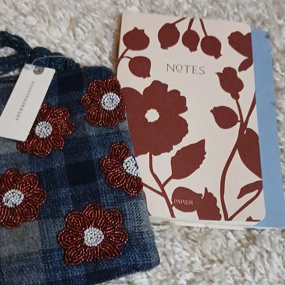 NWT ANTHROPOLOGIE BEADED BAG /NOTE BOOK - Picture 15 of 15